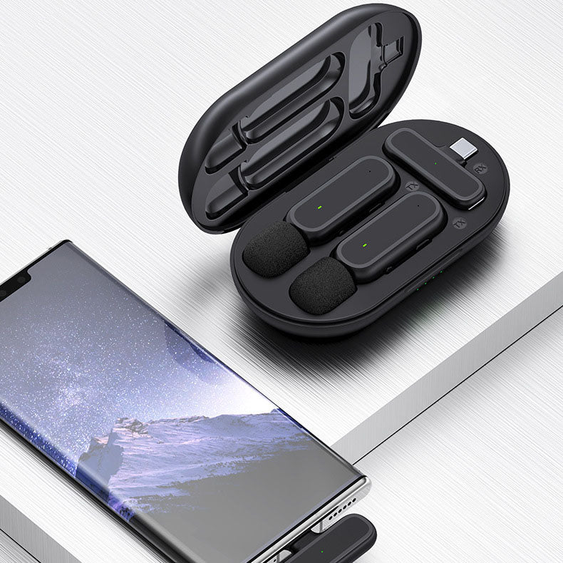 Wireless Lavalier Mic System – Dual Mic for TikTok & Live