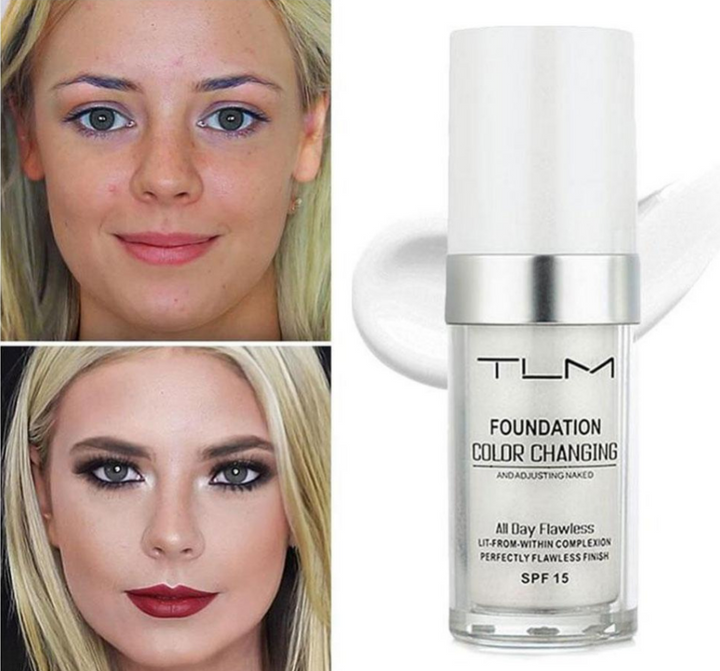 Color Changing Liquid Foundation for Easy Matching