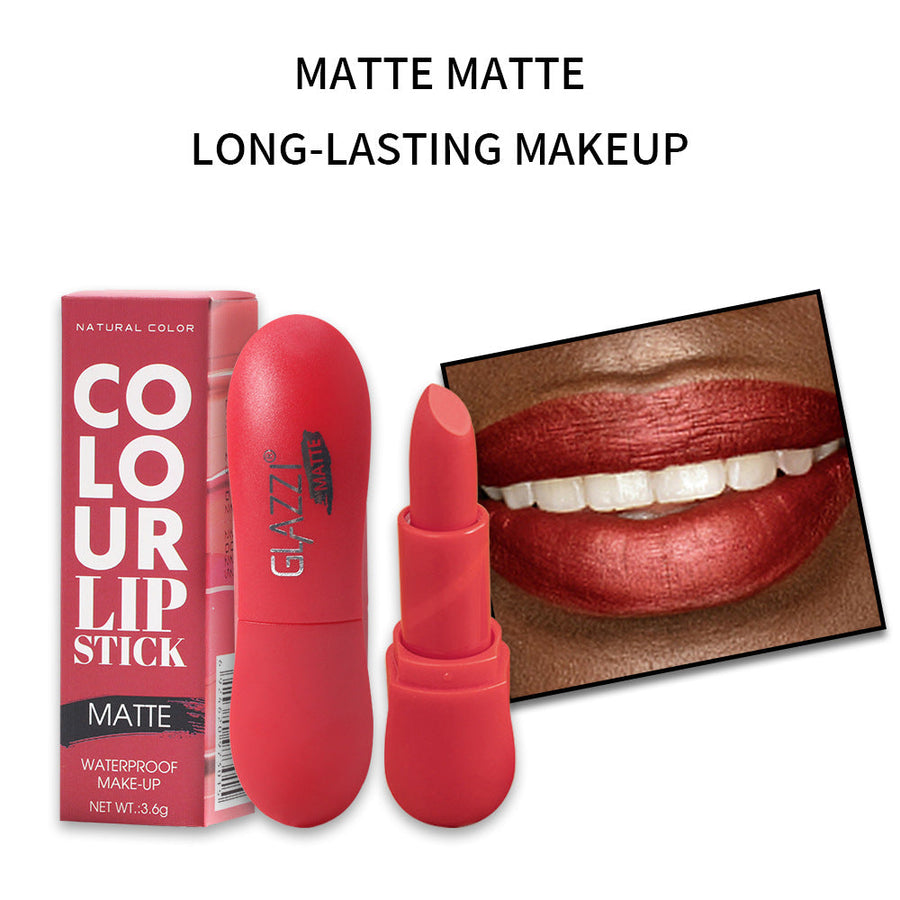 12-Color Matte Lipstick Set for Long-Lasting Color