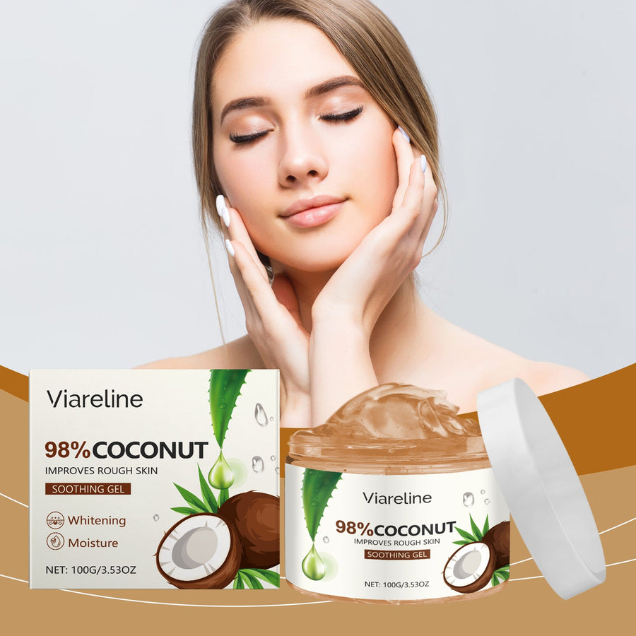 Coconut Hydrating Gel for Rough, Dry Facial Skin Care