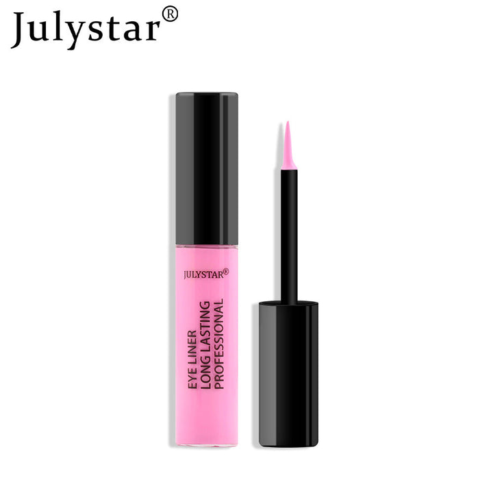8-Color Liquid Eyeliner Pen for Precise Graphic Looks