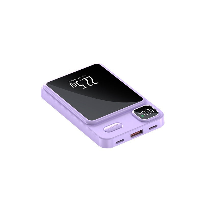 Magnetic Wireless Power Bank — 22.5W Fast Charging, Ultra-Slim