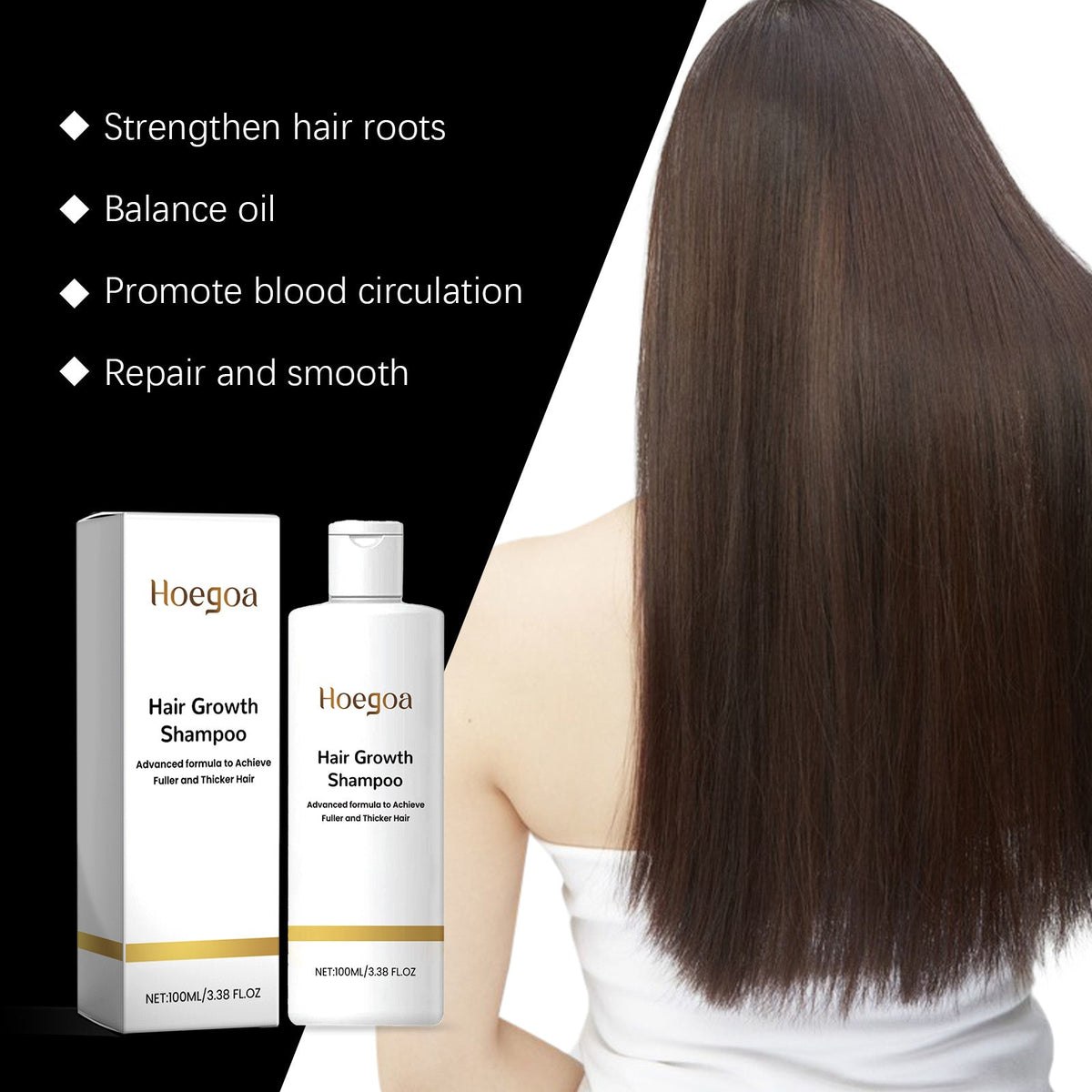 Rice Shampoo for Fuller-Looking, Nourished, Smooth Hair