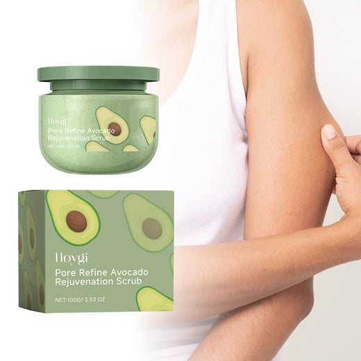 Avocado Body Scrub for Smoother, Cellulite-Refined Skin