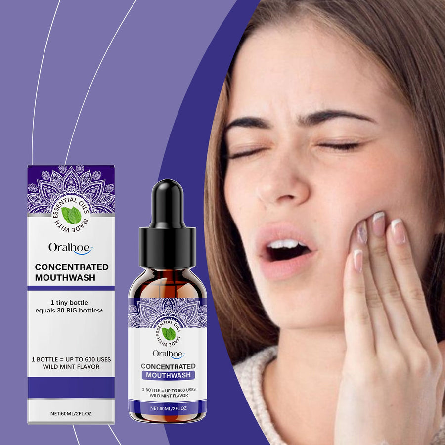 Concentrated Wild Mint Mouthwash — 600 Uses, Fresh Breath