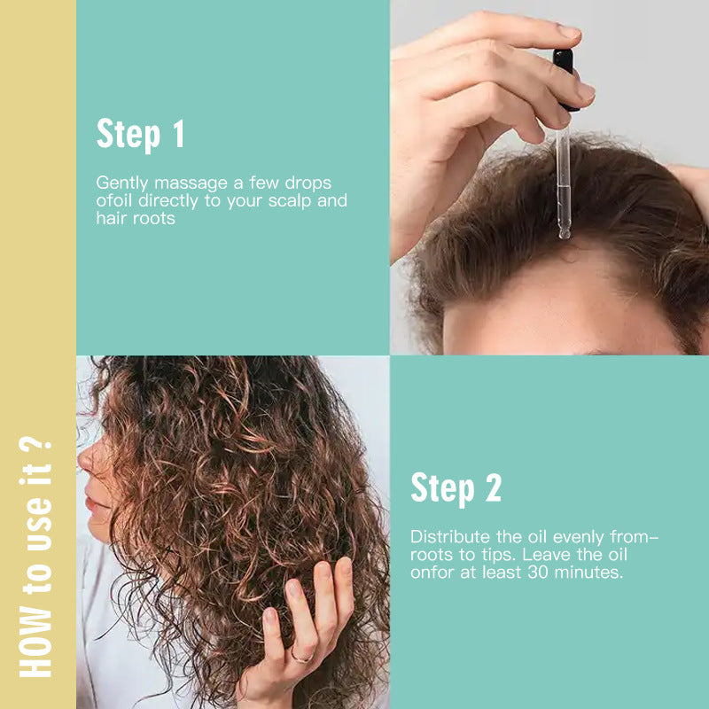 Rosemary Hair Oil for Dry Hair & Thicker-Looking Hair