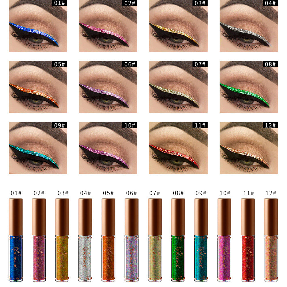 Metallic Liquid Eyeliner for High-Shine Color Looks