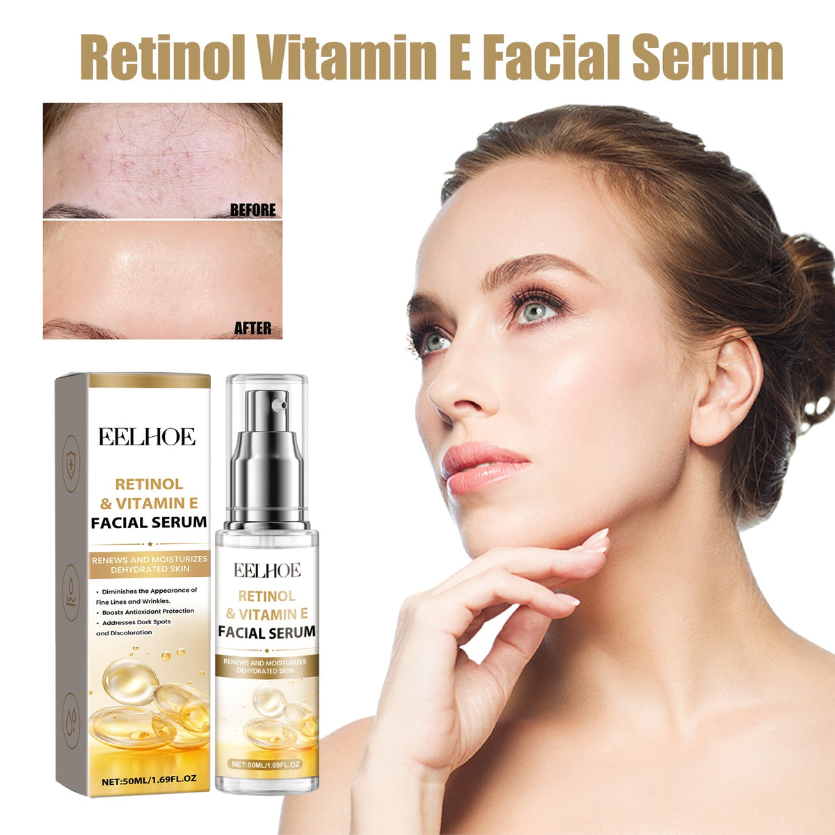 Retinol E Night Essence for Fine Lines & Dark Spots