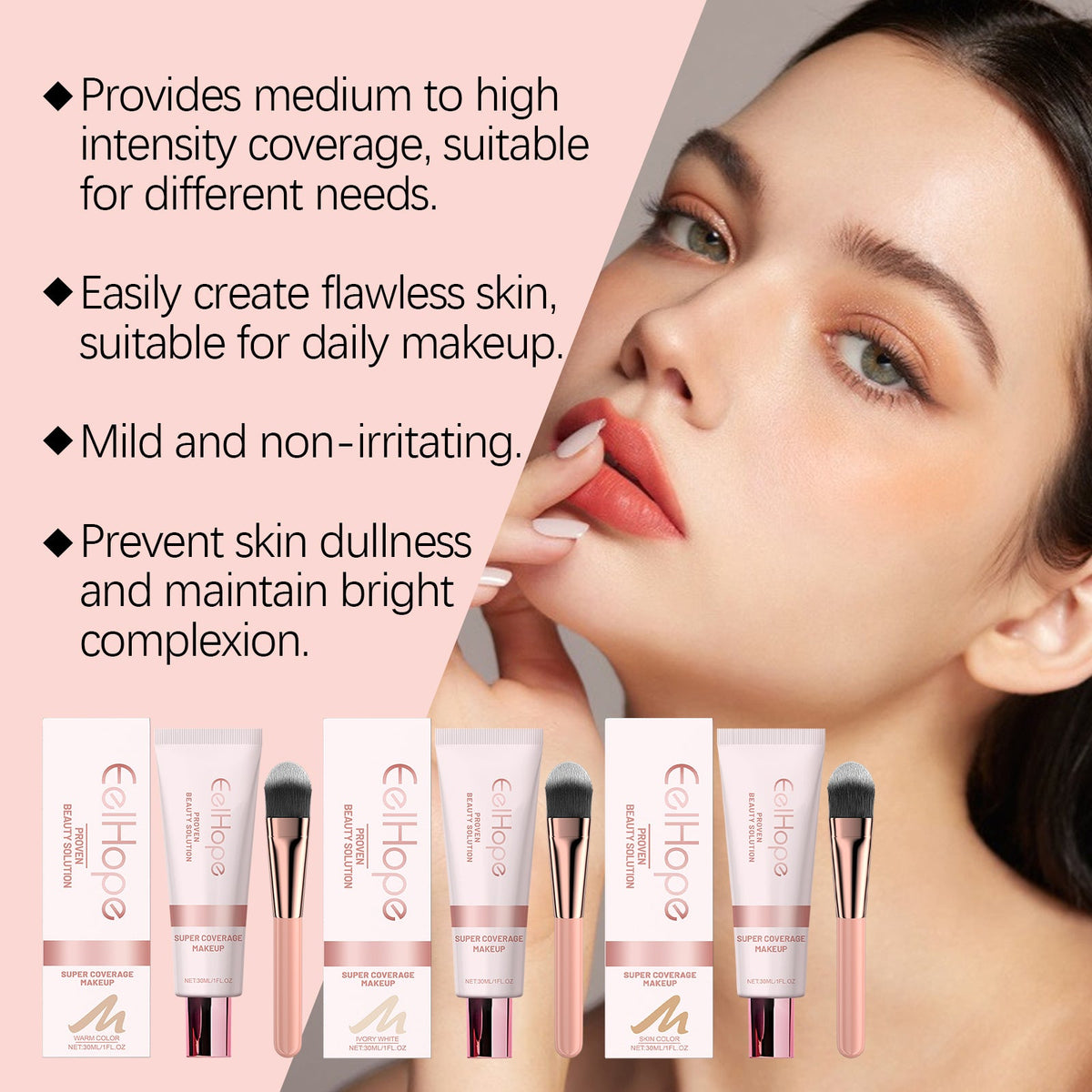 Liquid Concealer Foundation for Smooth, Bright Skin