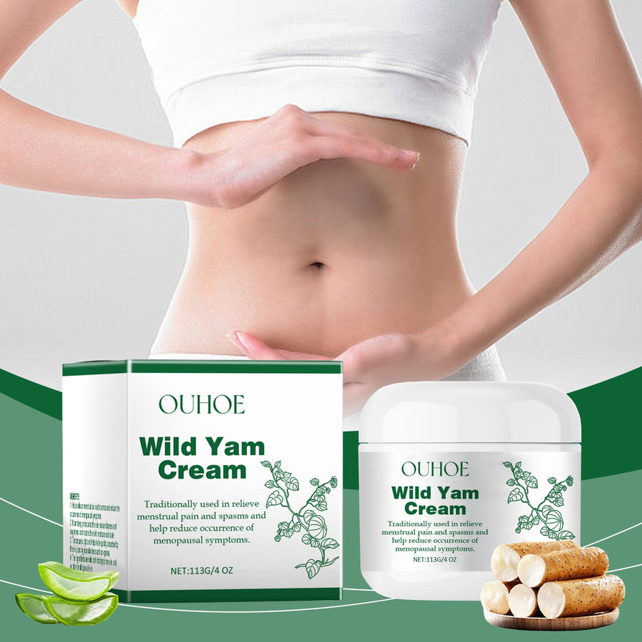 Wild Yam Cream — Natural Menstrual Pain Relief & Skin