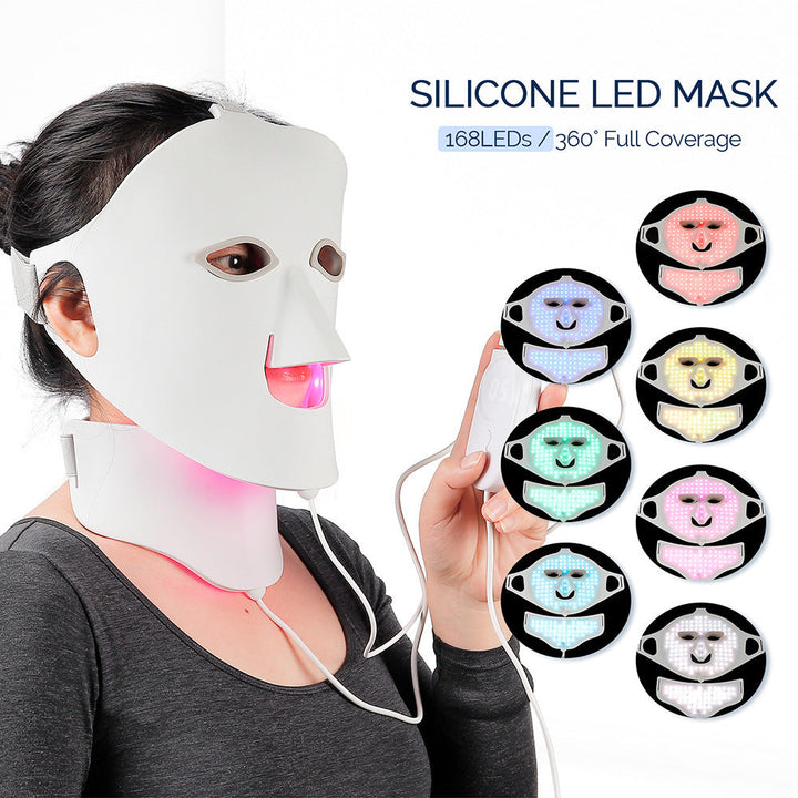 168 LED Photon Mask for Red Light Facial Therapy