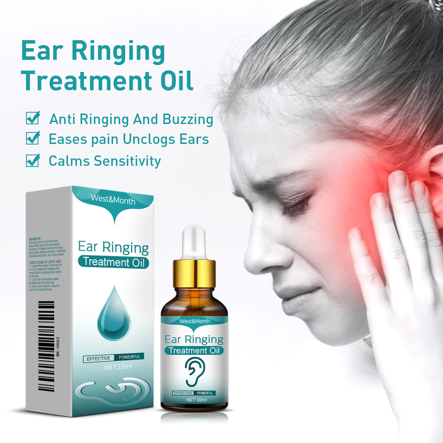 Ear Oil Drops for Wax Buildup & Ear Discomfort Relief