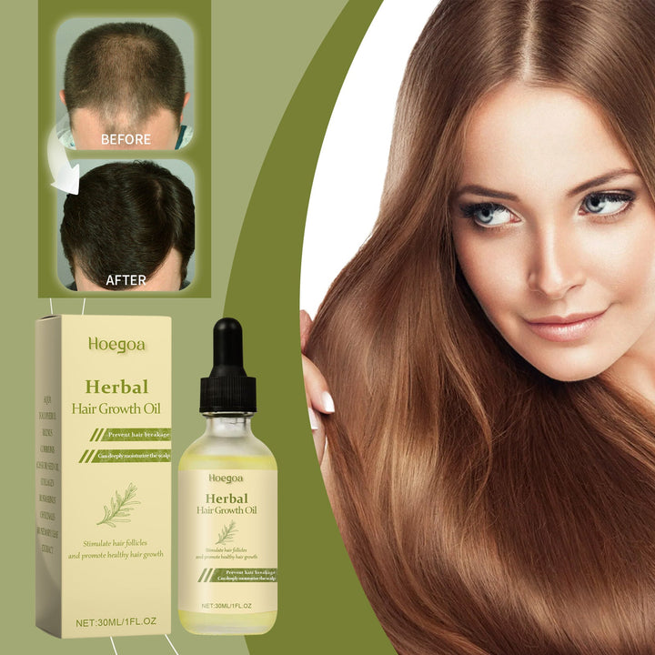 Herbal Hair Growth Oil for Thicker-Looking, Healthier Hair