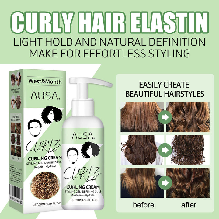 Curly Hair Styling Cream for Defined, Frizz-Free Curls