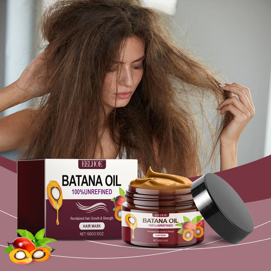 Batana Oil Hair Mask for Smoother, Stronger-Looking Hair
