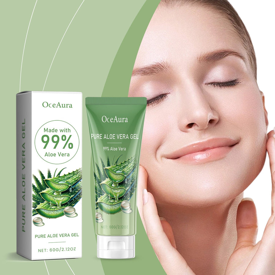 99% Aloe Vera Gel for Face - Soothes & Deep Moisturizes