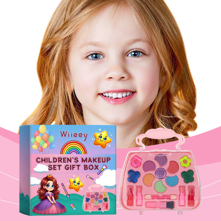 Kids Makeup Set Gift Box for Creative Dress-Up Play
