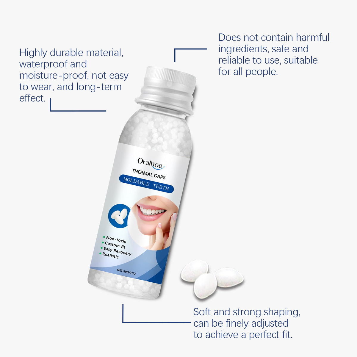 Moldable Teeth Filling — Instant Gap Coverage & Natural Look