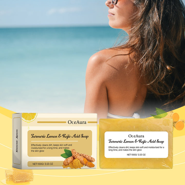 Turmeric Kojic Acid Soap - Brightens Dull, Uneven Skin