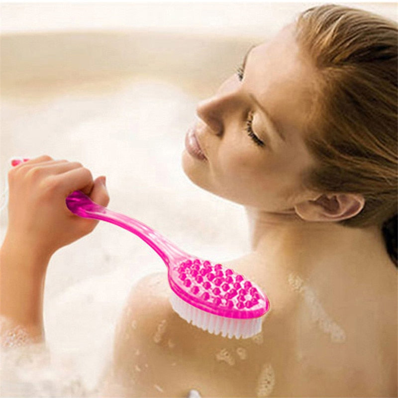 Back Bath Brush With Long Handle for Easy Exfoliation