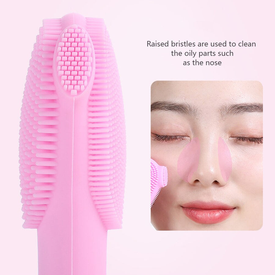 Ultrasonic Silicone Facial Cleansing Device for Oil Control