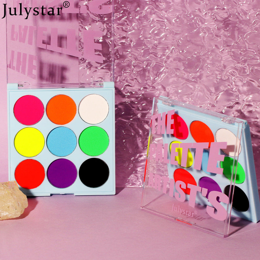 Fluorescent Eyeshadow Palette for Bold Neon Looks