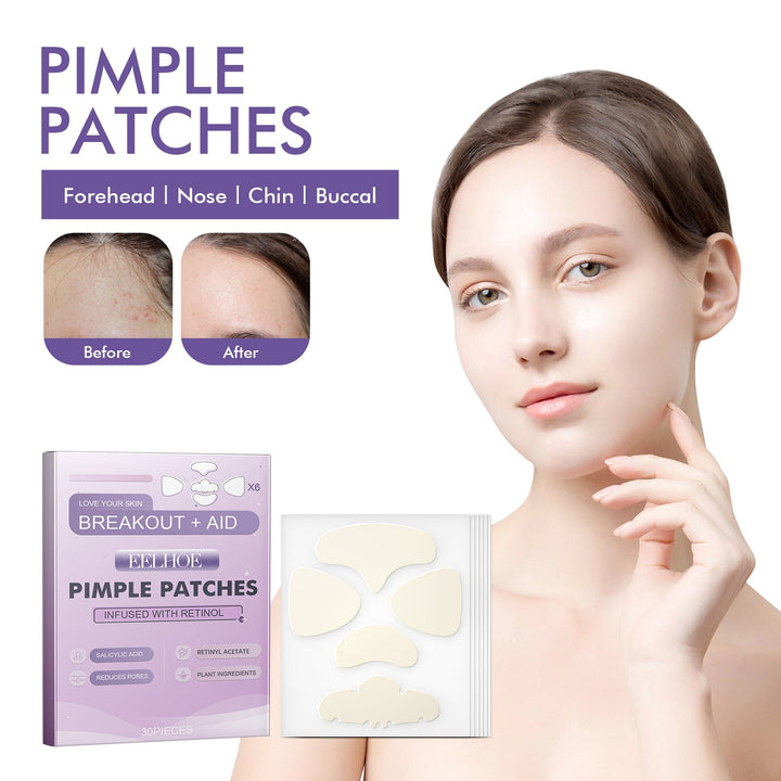 Pimple Patches with Retinol & Salicylic Acid — Clear