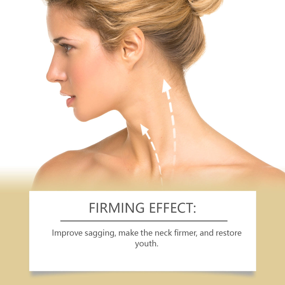 Neck Firming Cream With Hexapeptide-8 Roller Applicator