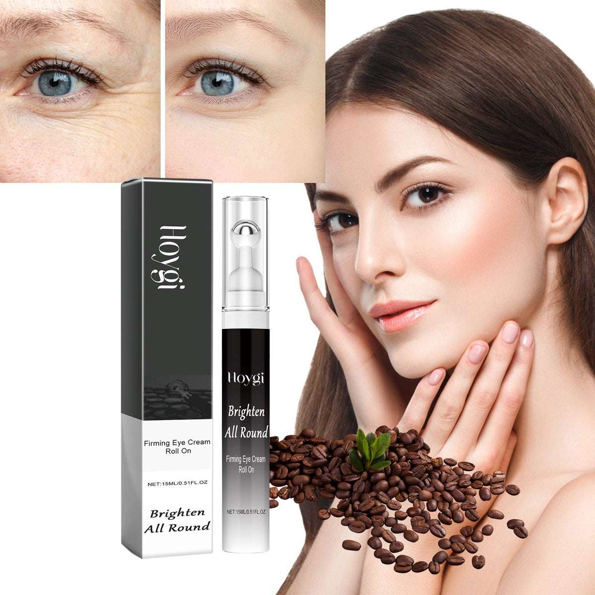 Firming Eye Cream Roller for Dark Circles & Fine Lines