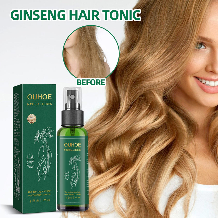 Ginseng Hair Tonic Spray for Moisturized-Looking Hair