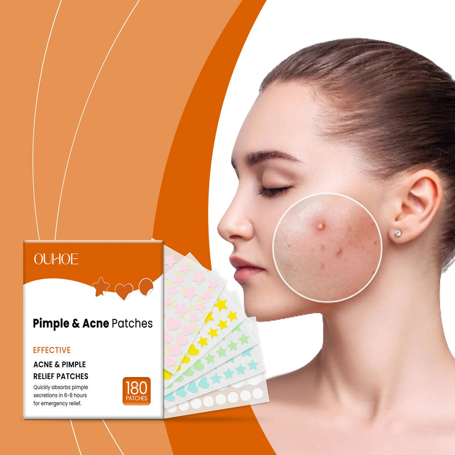 Pimple Patches 180 Count - 6-8 Hour Acne Absorption