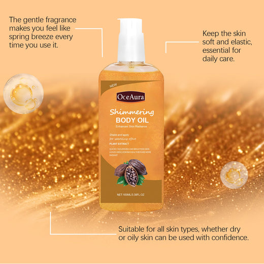 Shimmering Body Oil for Long-Lasting Radiant Skin