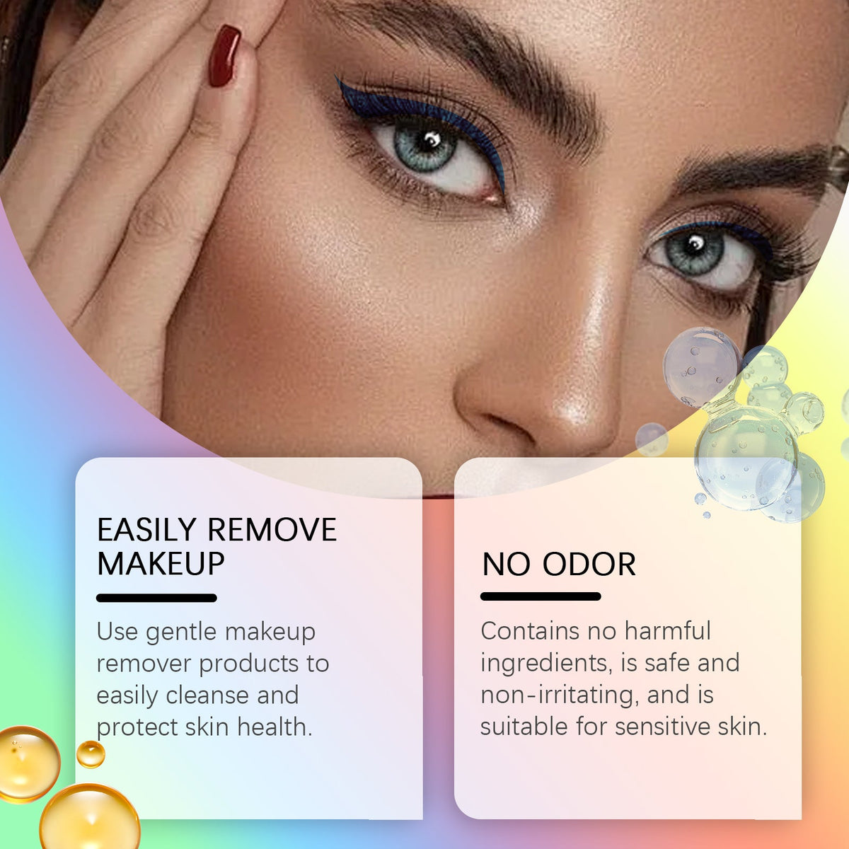 Neon Blue Liquid Eyeliner for Bold Party Eye Makeup