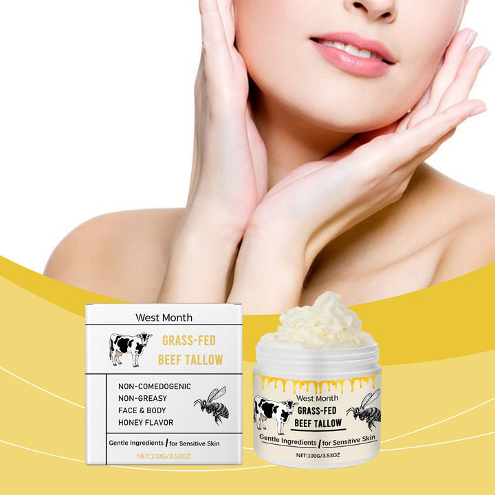 Whipped Tallow Moisturizer for Sensitive Skin, Non-Greasy