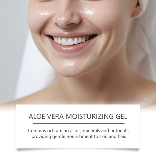 Aloe Vera Moisturizing Gel for Fast, Non-Greasy Hydration