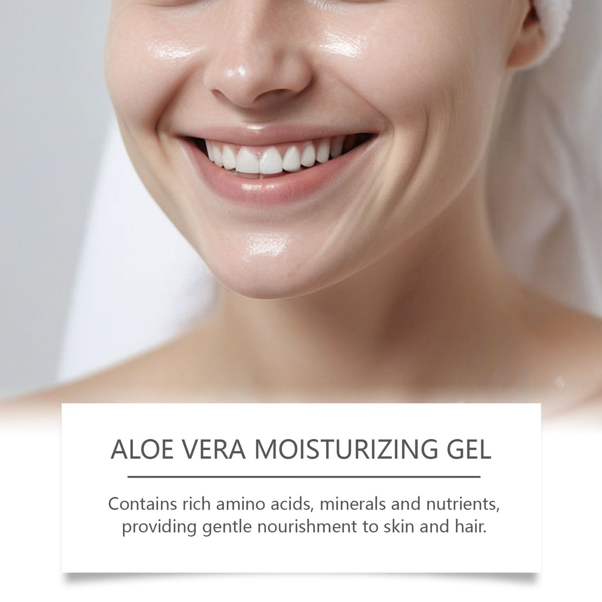 Aloe Vera Moisturizing Gel for Fast, Non-Greasy Hydration