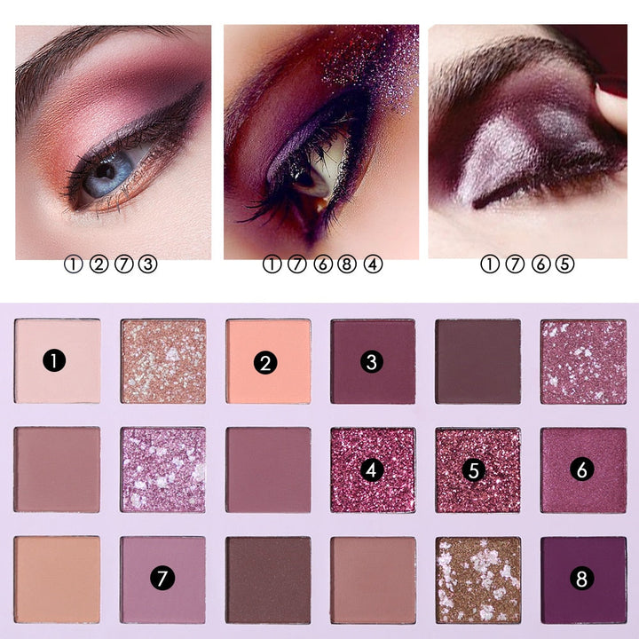 Nude Eyeshadow Palette: 18 Shades for Soft Glam Looks