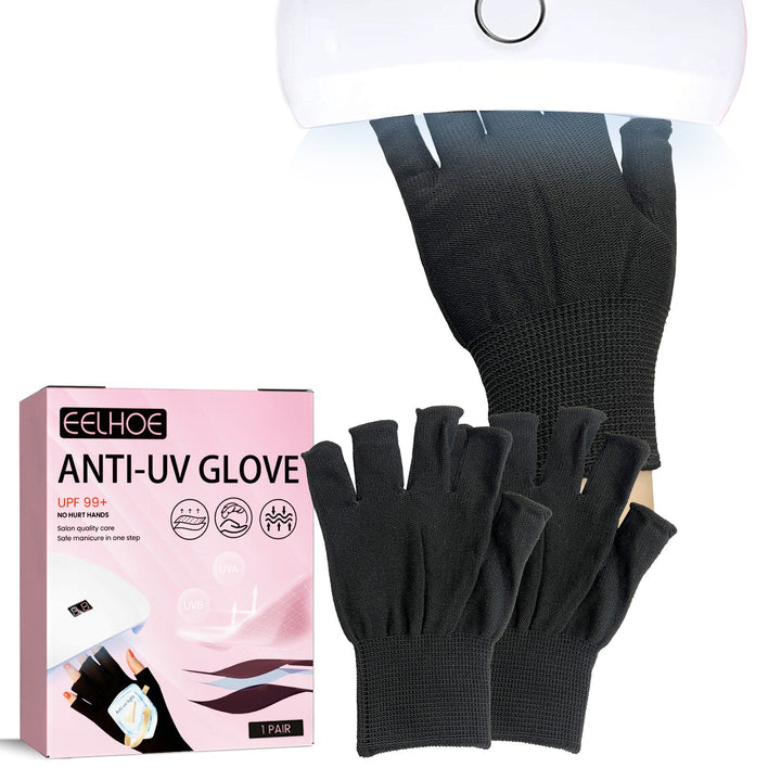 Fingerless UV Protection Gloves — UPF 99+ Anti-Aging