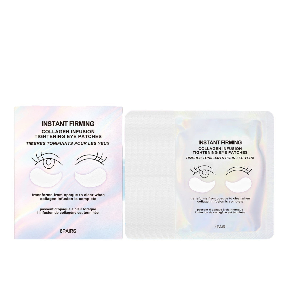 Hydrating Eye Patches – Instant Firming Collagen Infusion