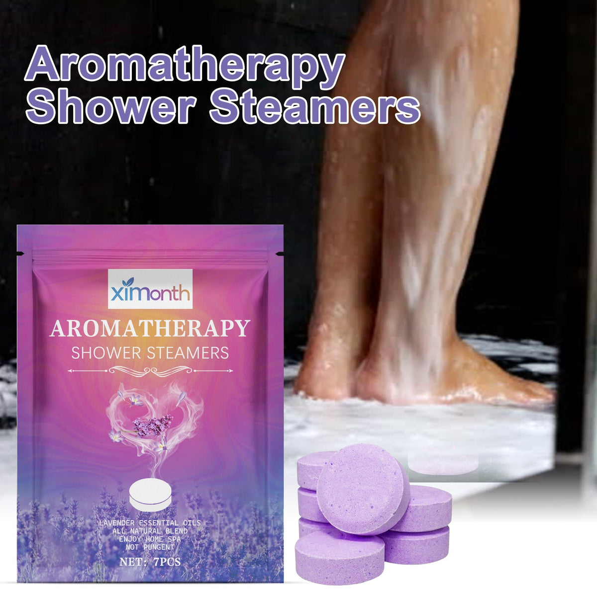 Scented Shower Tablets, Body Cleansing And Moisturizing Skin