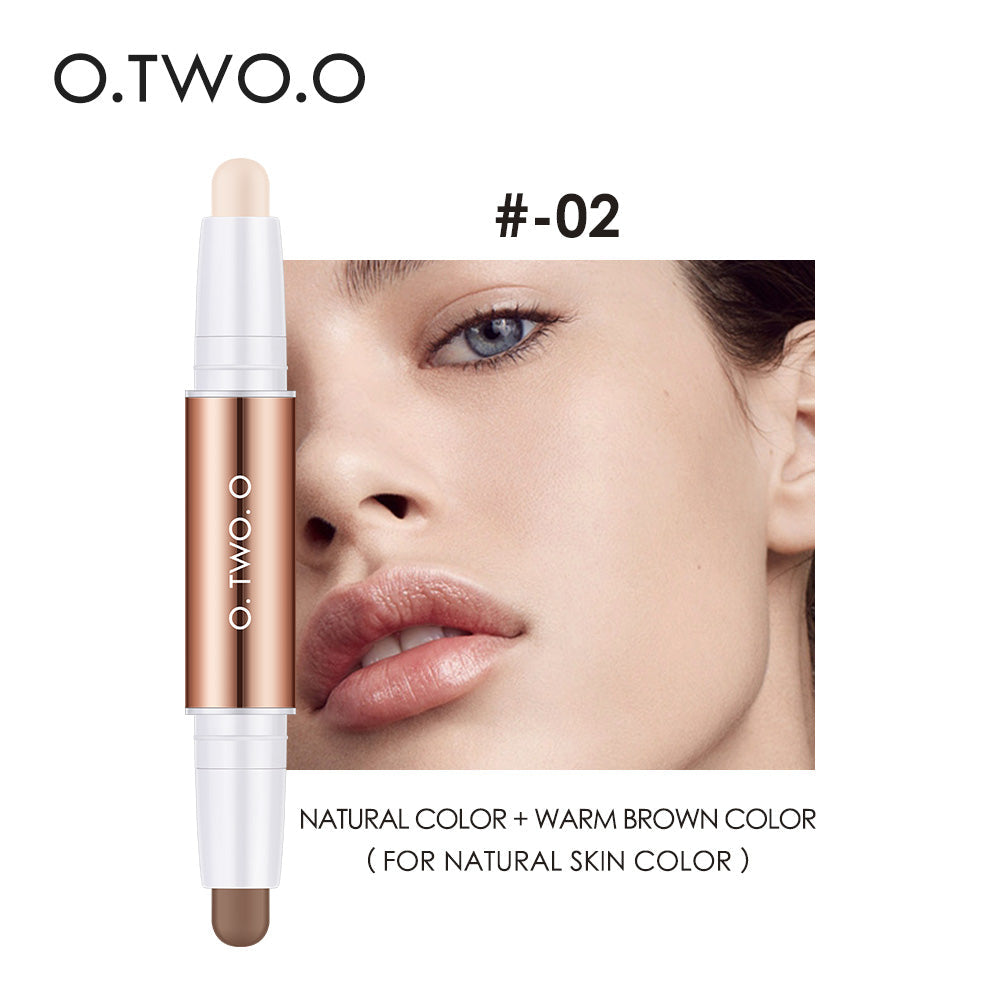 Dual-Ended Contour Stick for Easy Facial Definition