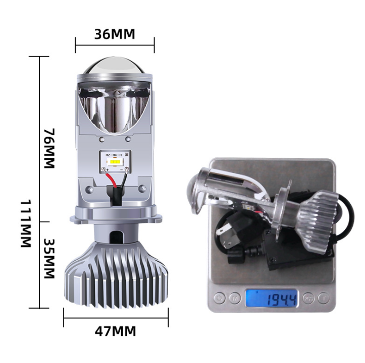 H4 LED Headlight Conversion Kit — 20000LM Mini Projector Lens