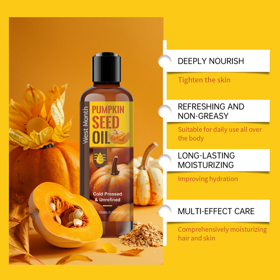 Pumpkin Seed Body & Hair Oil for Daily Skin Moisture