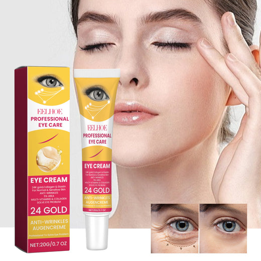 24K Gold Eye Cream for Dark Circles & Puffiness