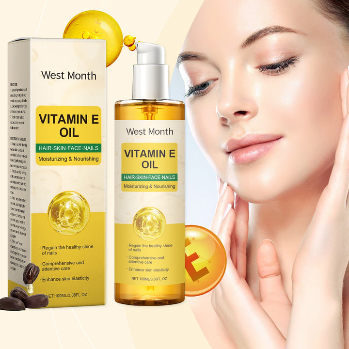 Vitamin E Body Oil for Hair, Skin & Nail Nourishment