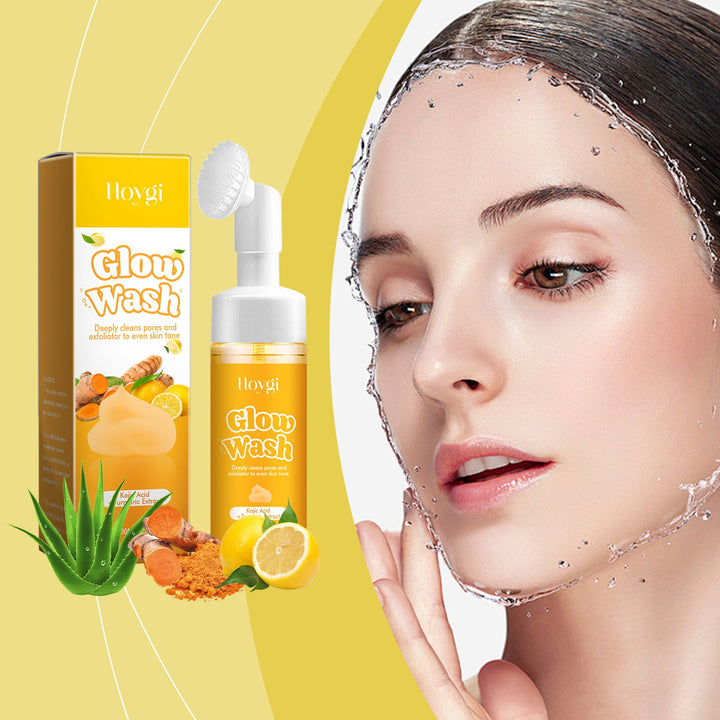Turmeric Kojic Acid Cleanser With Built-In Brush