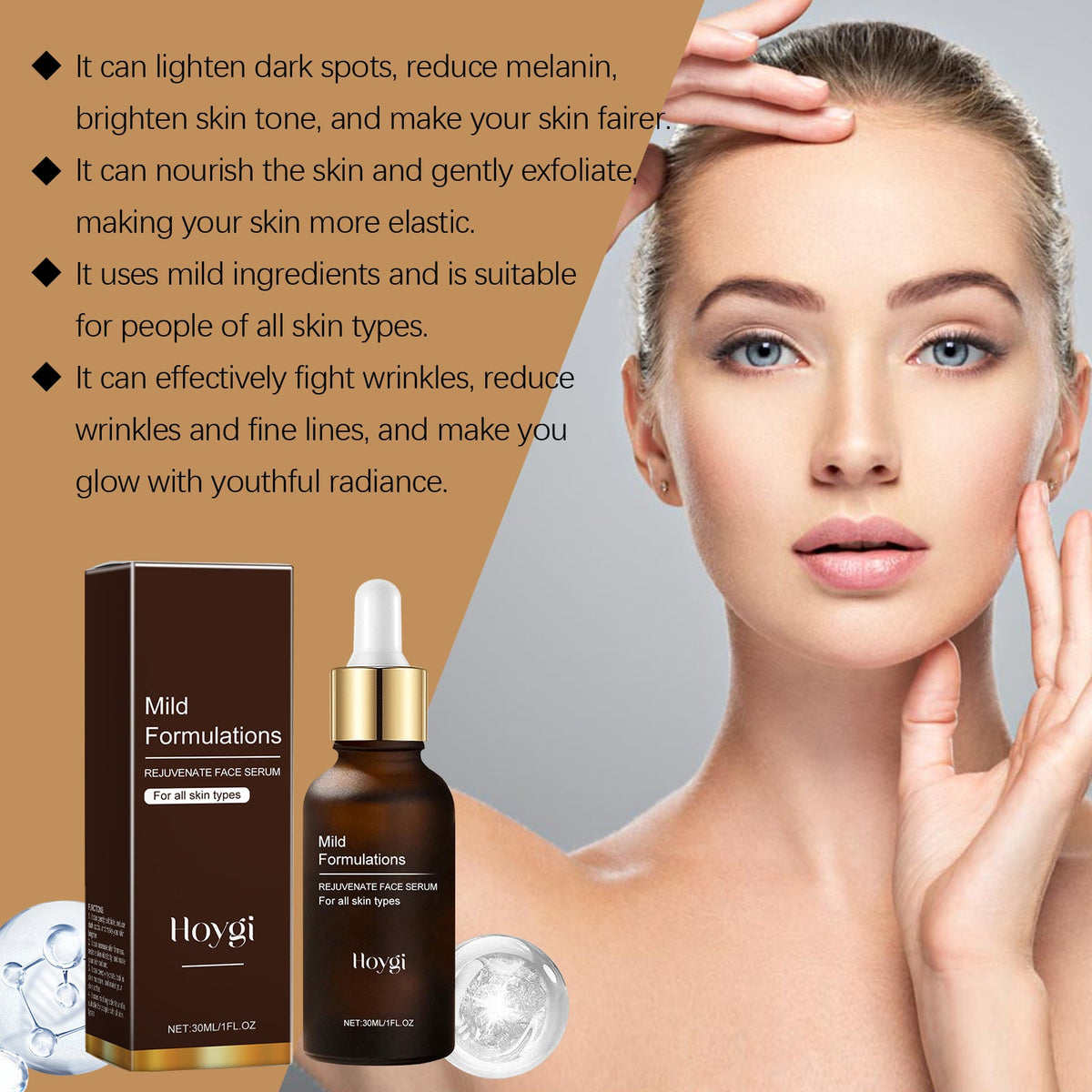 Hoygi Face Serum for Dark Spots & Fine Lines