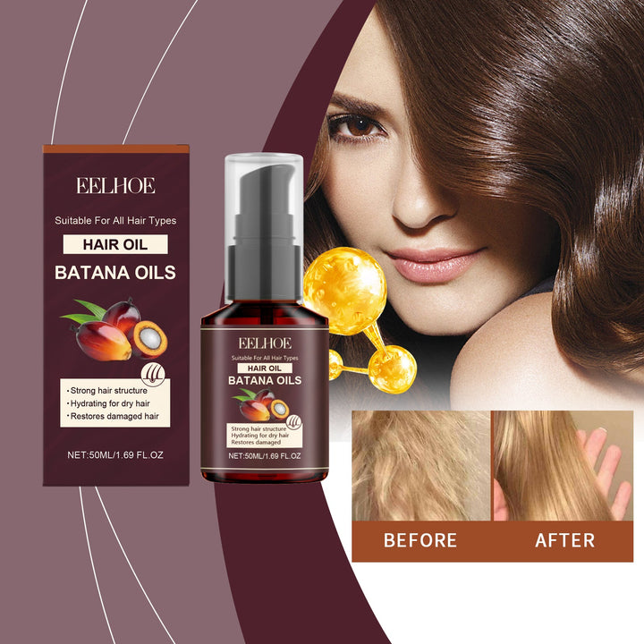 Batana Hair Oil for Smooth, Glossy, Frizz-Free Hair