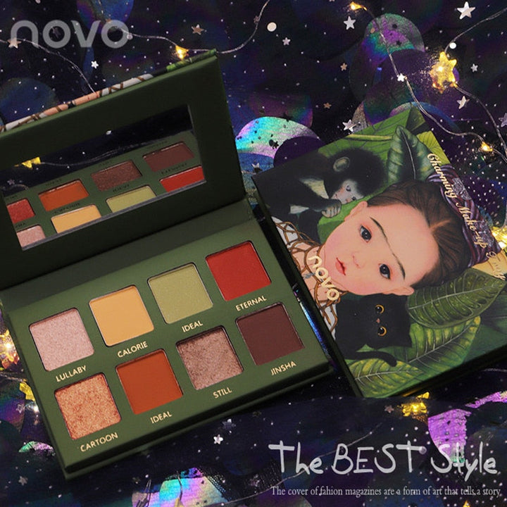 Earth Tone Eyeshadow Palette for Matte-to-Shimmer Looks