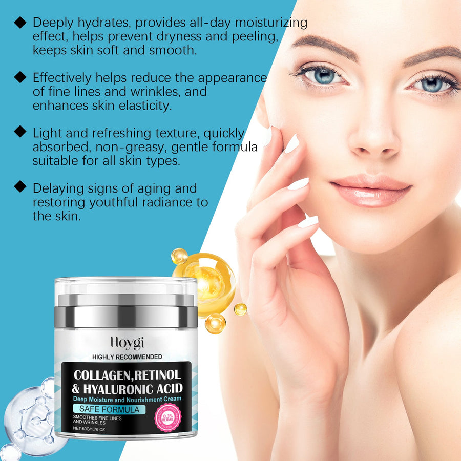 Collagen Face Cream for Deep Daily Skin Hydration